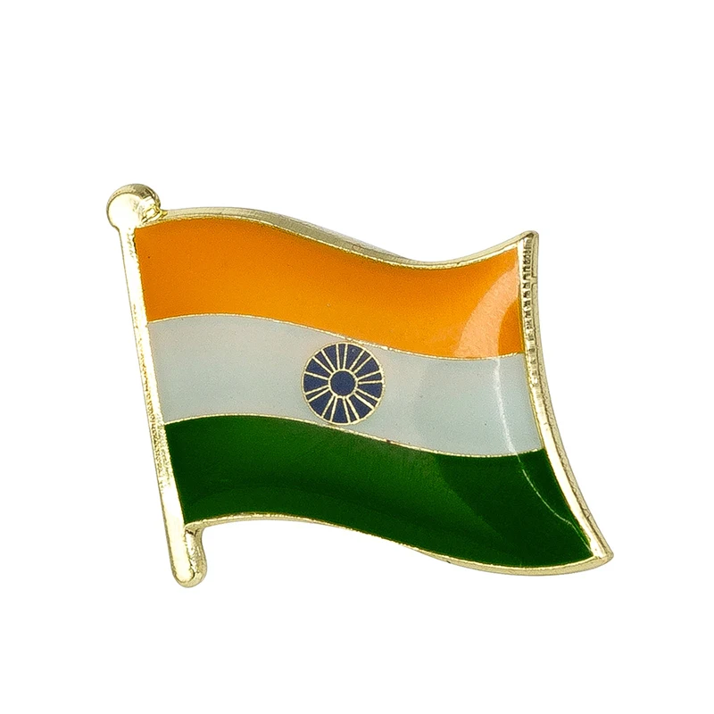 India  Flag Laple Pin Badge Brooch