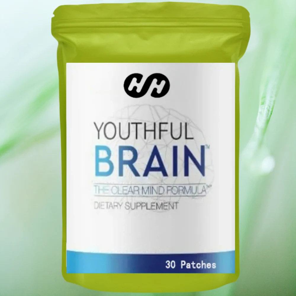 Youthful Brain Nootropic Vitamin Brain Matrix Transdermal Patches- Memory, Focus & Aging Support 30 Patches