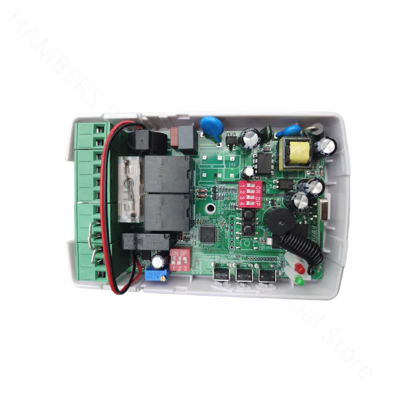 220V AC 433.92MHZ shutters awings automation remote controller unit with infrared photocell alarm lamp