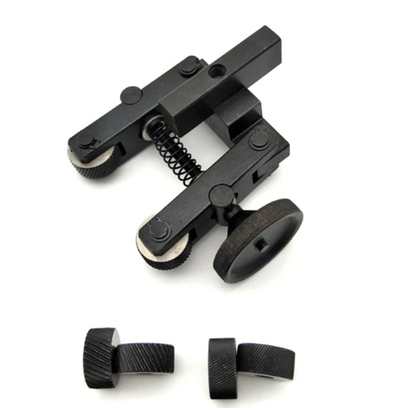 

ABEZ Knurling Knurler Tool Holder Linear Knurl Tool Lathe Adjustable Shank with Wheels Lathe Tools