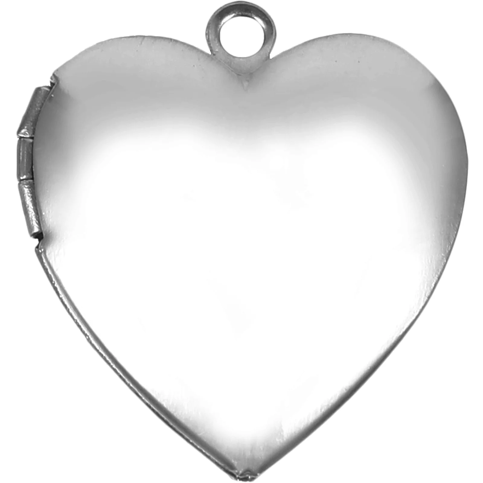 

Love Photo Box Pendant Locket Charm for Jewelry Making Heart Heart-shaped Metal Stainless Steel Picture Lovers