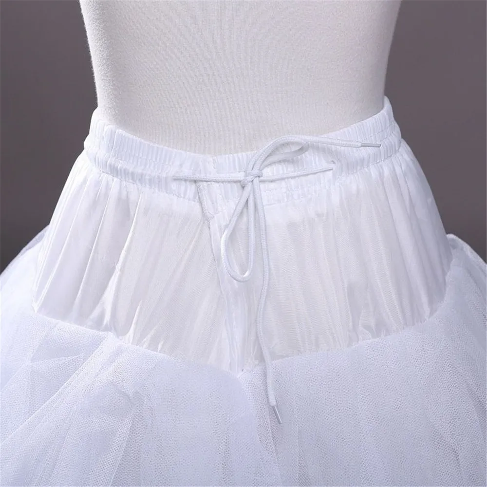 4/6/8 Lagen Tule Petticoat Bruiloft Accessoires Chemise Zonder Hoepels Voor Een Lijn Trouwjurk Brede Gezwollen Onderrok