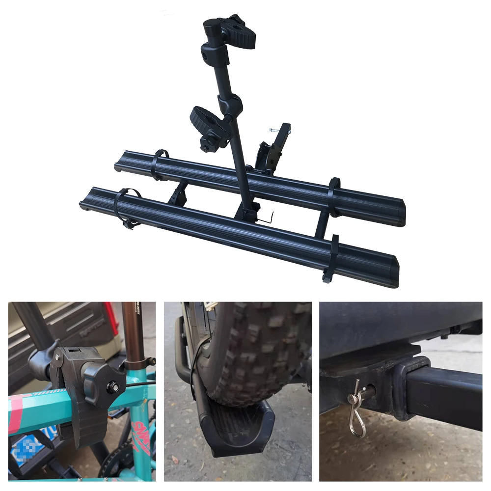 Cost-effective Aluminum+iron Can Be Folded Cycle Carrier Bicycle Car Bicycle Rack