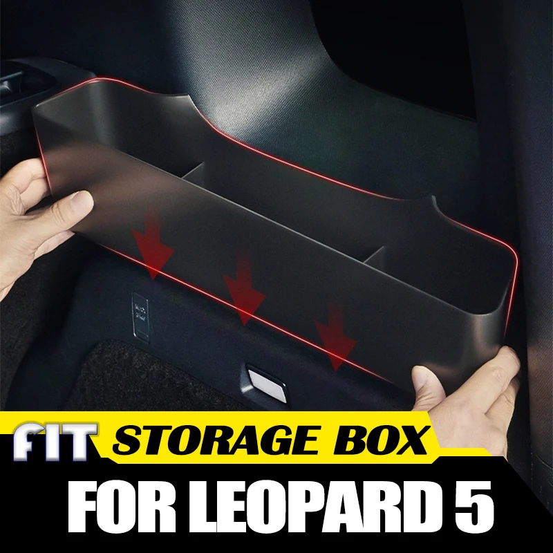 

Auto Third Row Side Window Storage Box Suitable for BYD Equation Leopard 5 2023 2024 Modified Rear Storage Box Car Accessories