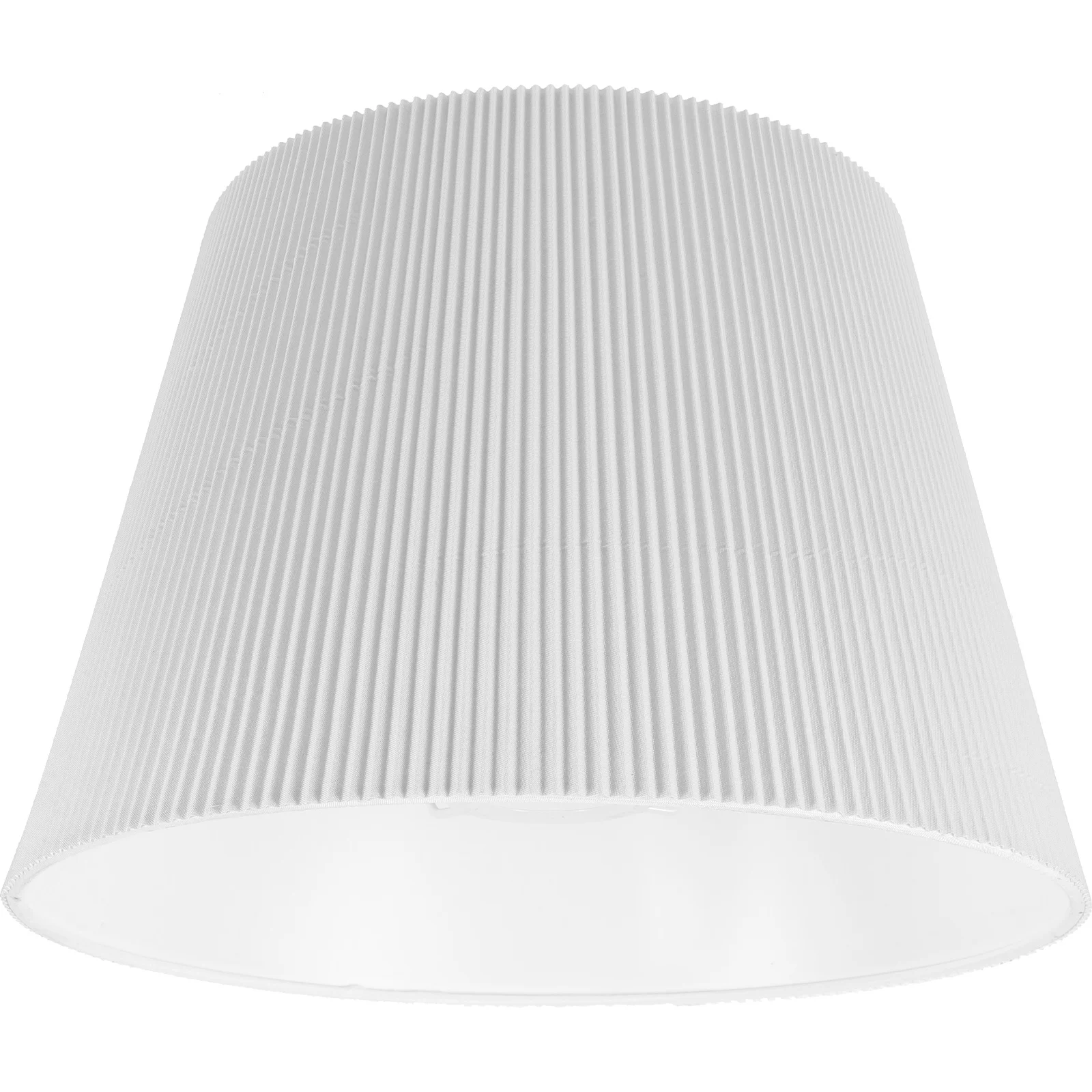 

White Fabric Lampshade for Table Desk Floor Lamps Replacement Cloth Shade Light Decor Hardware 12 Inch