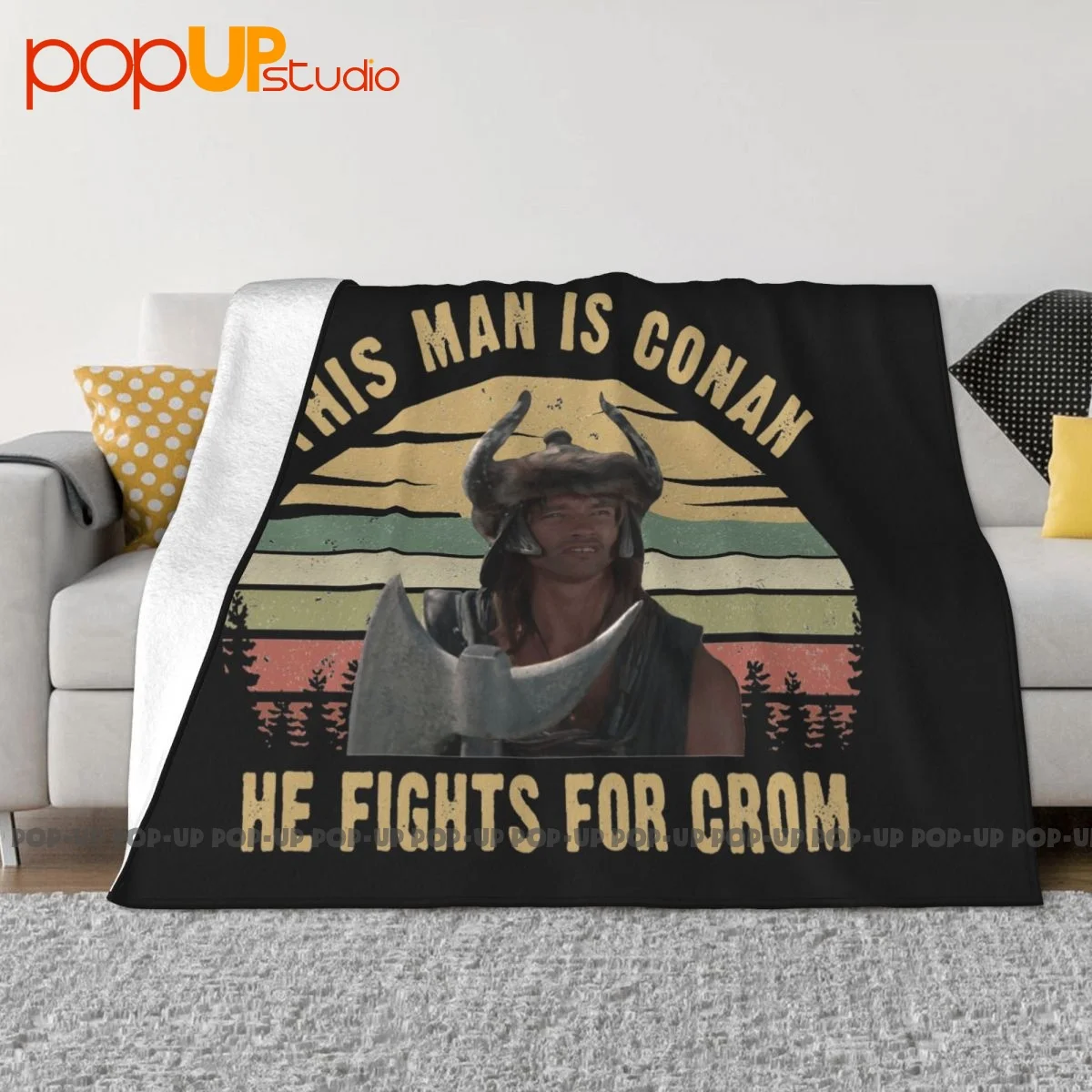 Conan The Barbarian Movie Action Adventure Blanket For Bed Anti-Pilling Home Decotation