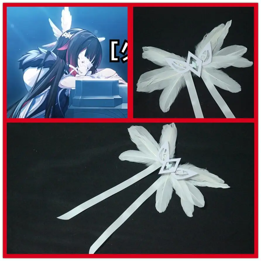 Jogo genshin impacto columbina cosplay prop headwear lua donzela headdress Kollombina headwear para festa de halloween adulto feminino