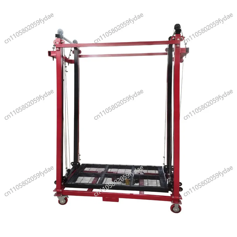 New electric scaffolding lift construction climber multi-function remote control folding lifting platform