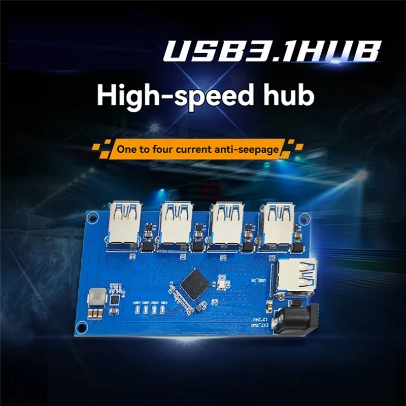 Efficiënte VL817 USB3.1 HUB-module 1 tot 4-poorts USB HUB USB-uitbreidingsmodule