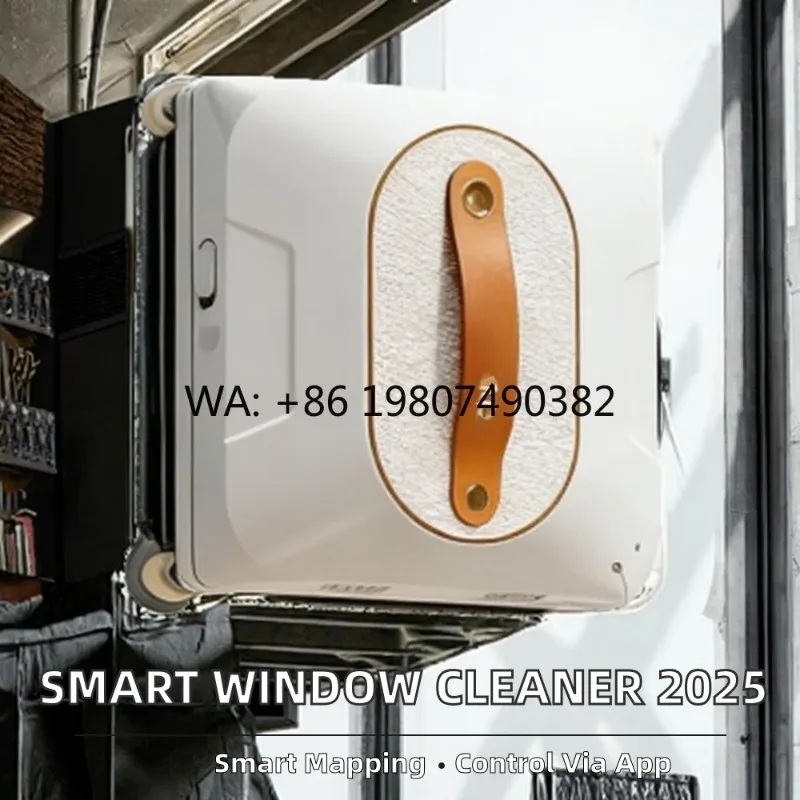 Auto Water Spray Glass Cleaning Robot Smart APP Control Electric Window Cleaner Indoor Outdoor Anti Scratch Cleaning Device