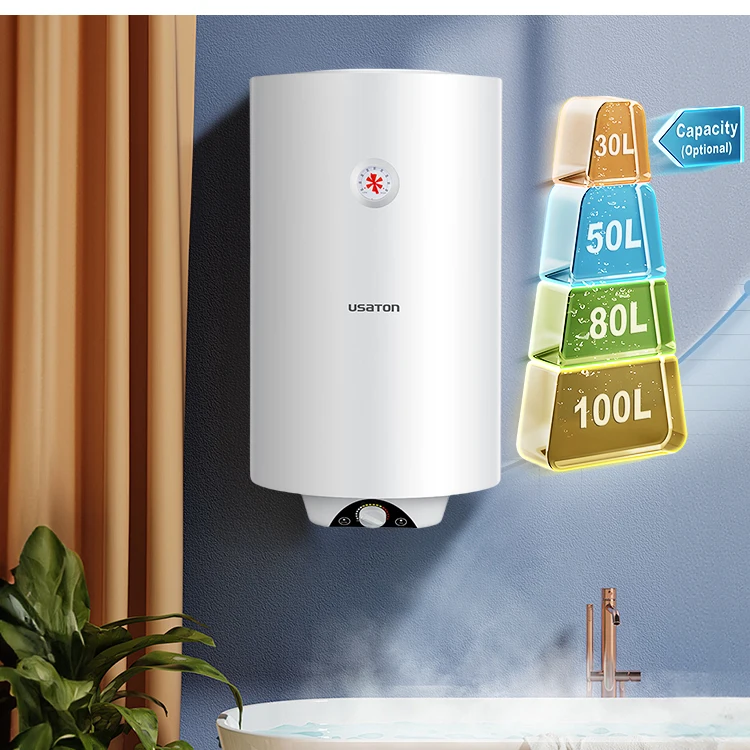 High-Tech Instant Electric Water Heater 30-100L Capacity Energy Efficiency Class App-Controlled for Household Hotel Outdoor Use