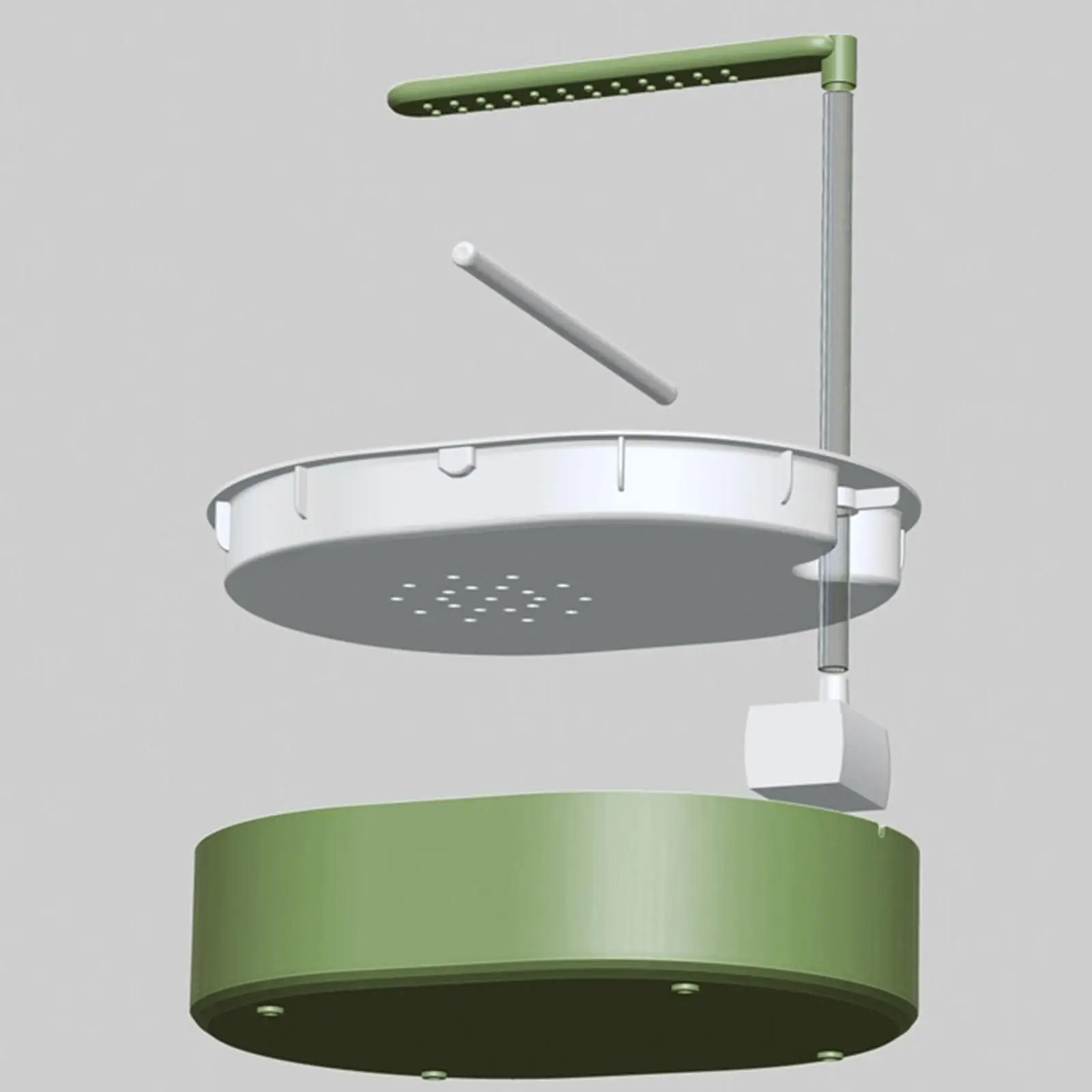Bird Automatic Bath Shower Parrot Bathtub with Pump USB Rain Style Indoor Cage Toy with Perches Simple Assembly