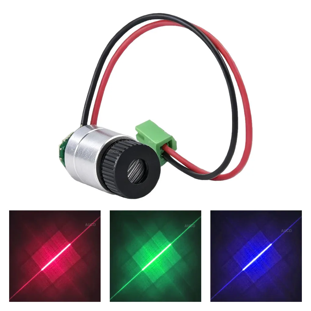 Calibratable Horizontal Line 50-100mW RGB Laser Lights Diode Module For Positioning of Wood / Stone Cutting Equipment Parts