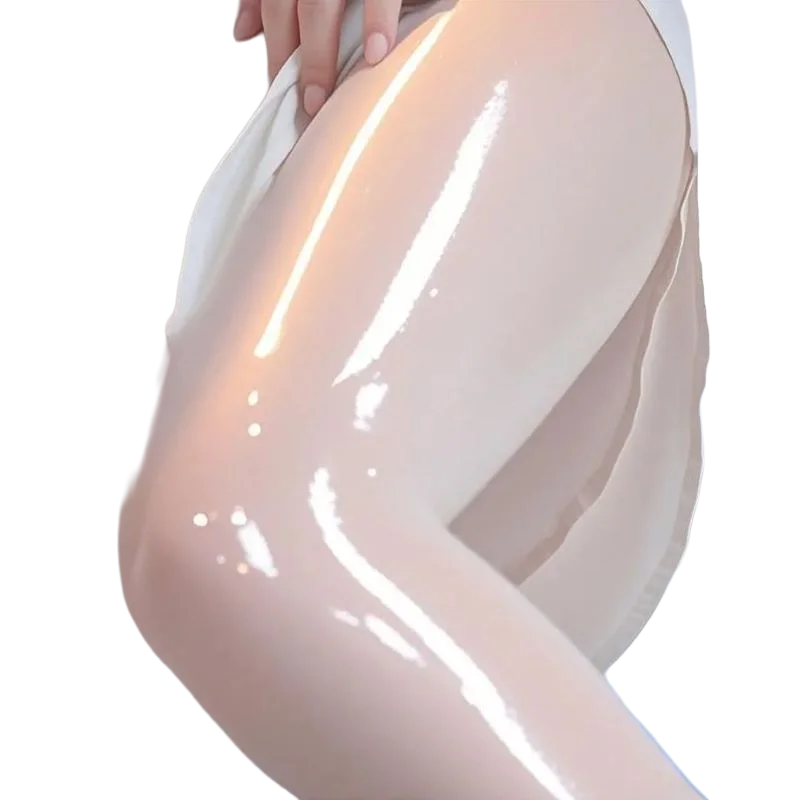 Sexy Glossy Horse Oil Women's Pantyhose Smooth Stockings Open-Crotch Anti Hook Silk Durable Ultra-thin Shiny Leggings