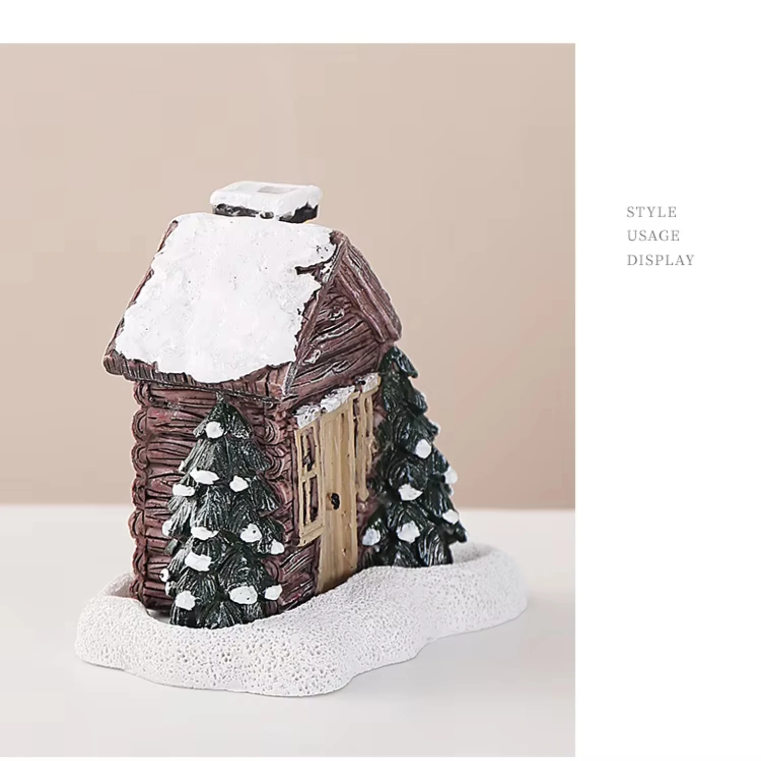 

Resin crafts Christmas Hut (without aromatherapy)