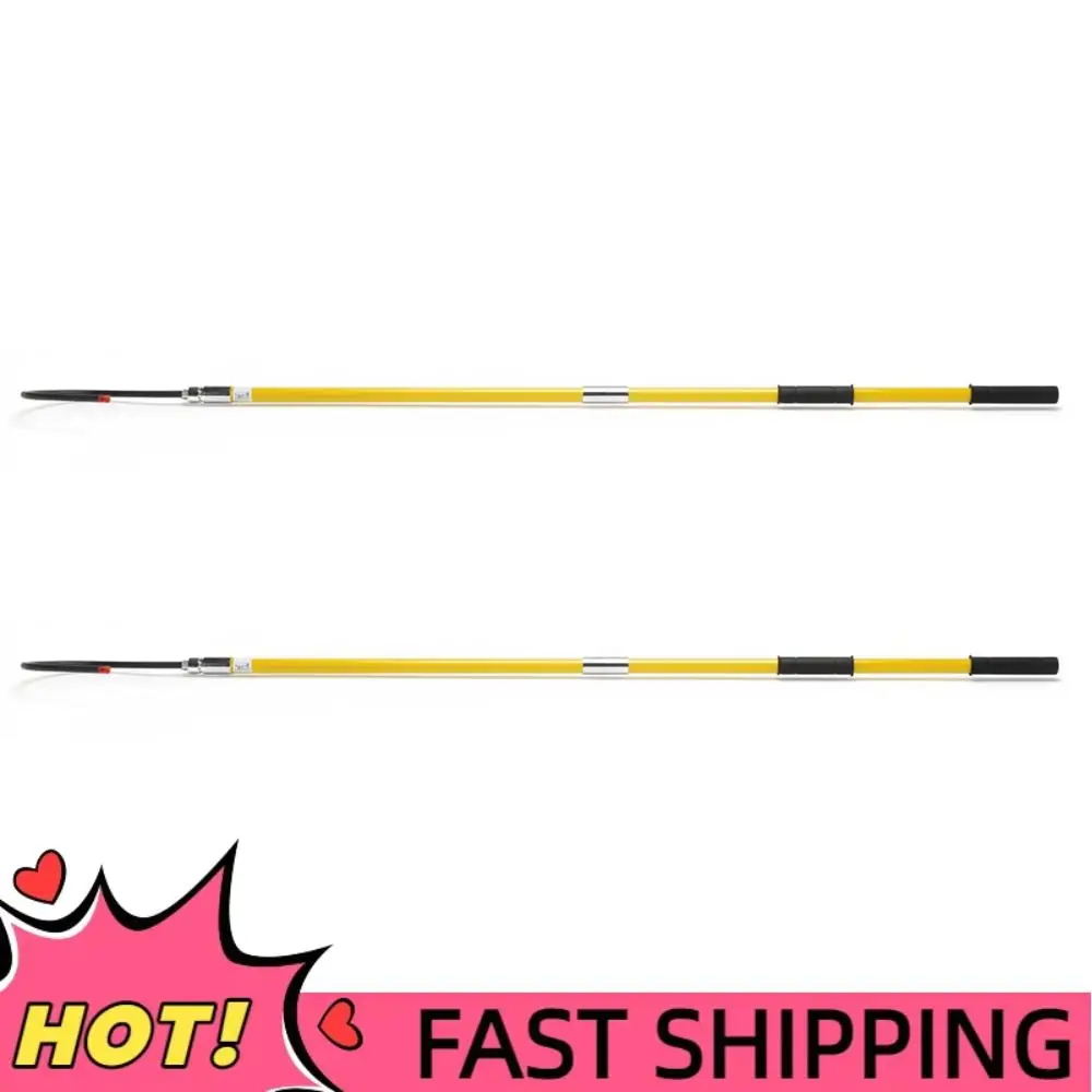 

2pcs 110kV Insulated Rescue Pole 6.5ft/9.8ft 20inch Opening Fiberglass Pole with Non-Slip Handle​​ for Firefighters & Linemen