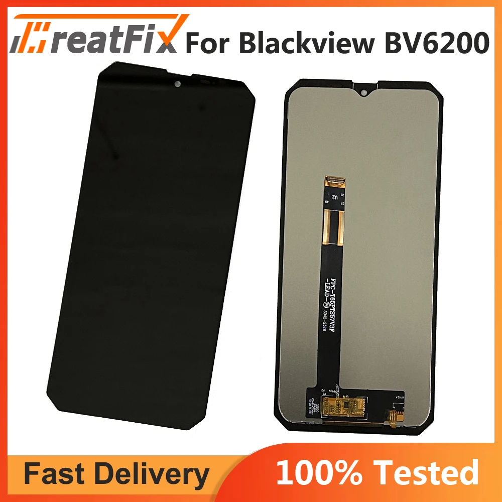 For BLACKVIEW BV6200 LCD Display + Touch Screen Replacement 100% Tested Work Screen Blackview BV 6200 LCD Screen