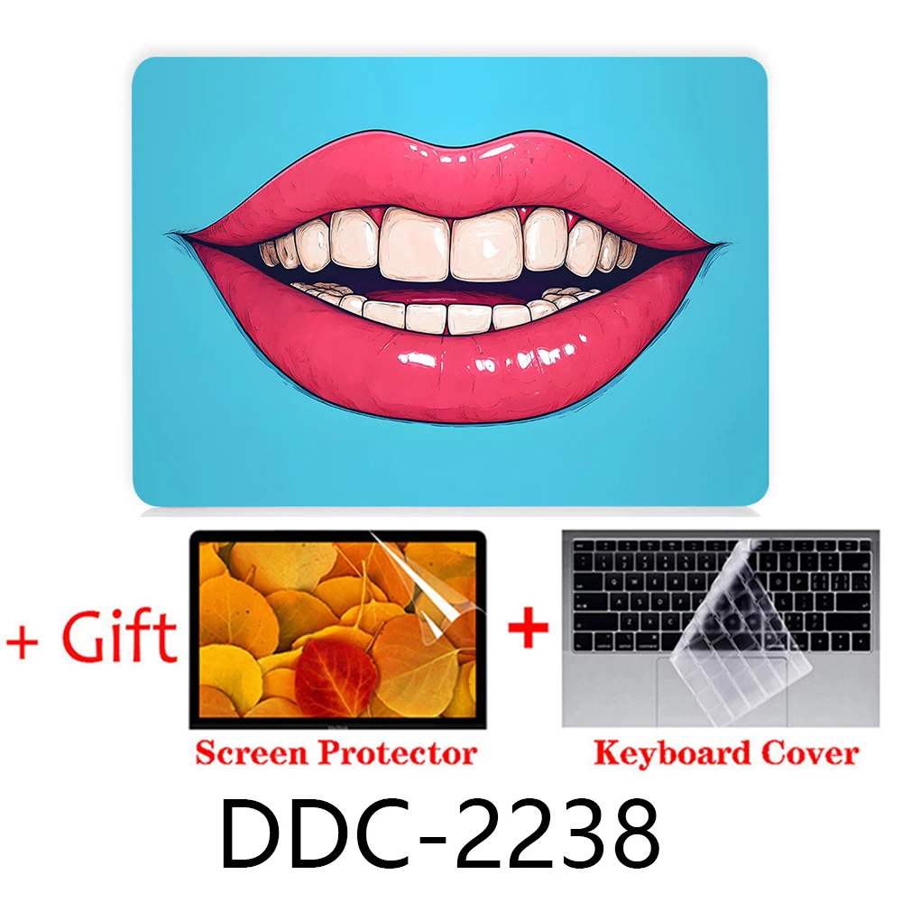 

Ultra-Slim Laptop Case for Macbook Air 13 A2337 2020 A2338 M1 Chip Pro 13 M2 Air 13.6 M4 2025 for Macbook Pro 14 M4 Pro 16 Case