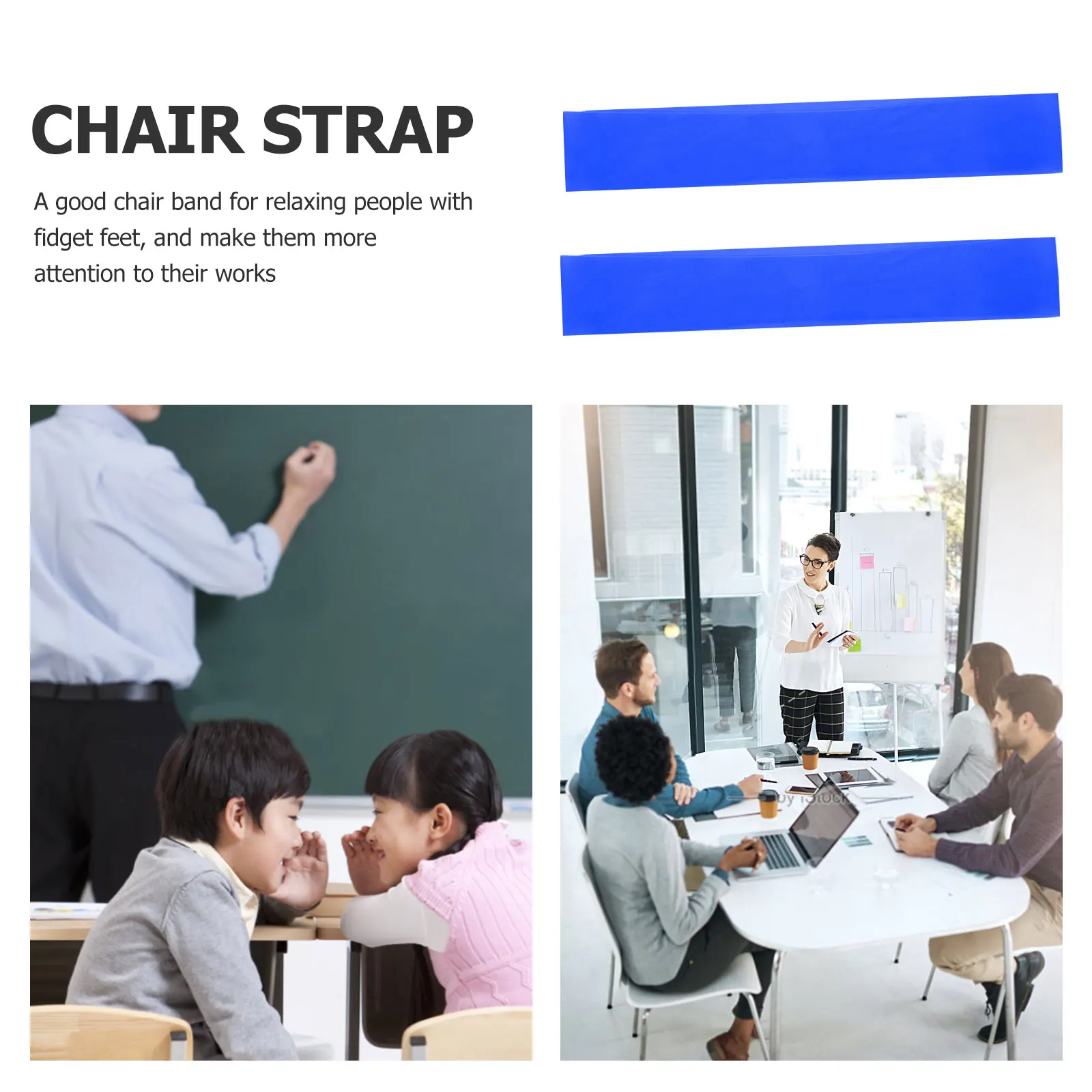 

10Pcs Elastic Chair Bands Easy Install Remove Stretchy Chair Straps for Focus and Comfort Colored Tools for