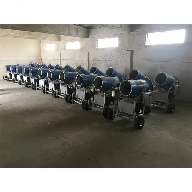 Environment Friendly Winter Ski Resort Artificial Snow Making Machine Affordable Snowmaker Cannon Generator Shed view 5