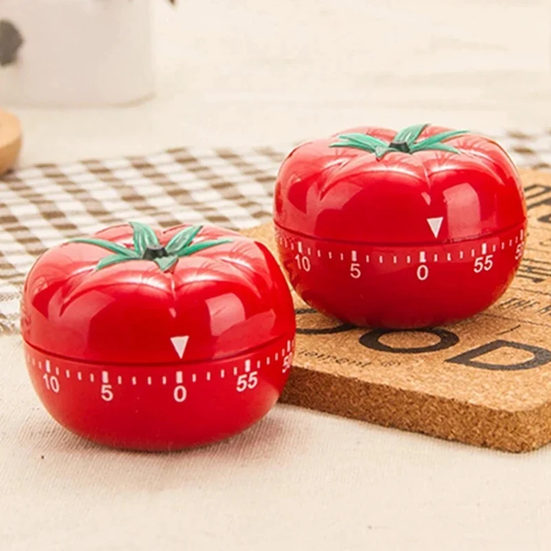 Tomato Countdown Kitchen Still Reminder Mechanical Countdown Alarm Clock Cooking Tools Game Countdown