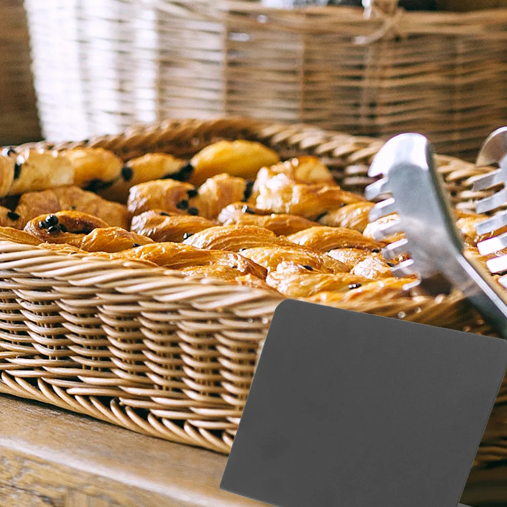 12Pcs Mini Chalkboard Message Signs Display Blackboards for Wedding Restaurant Menu Labeling Writing Surface Reusable PVC