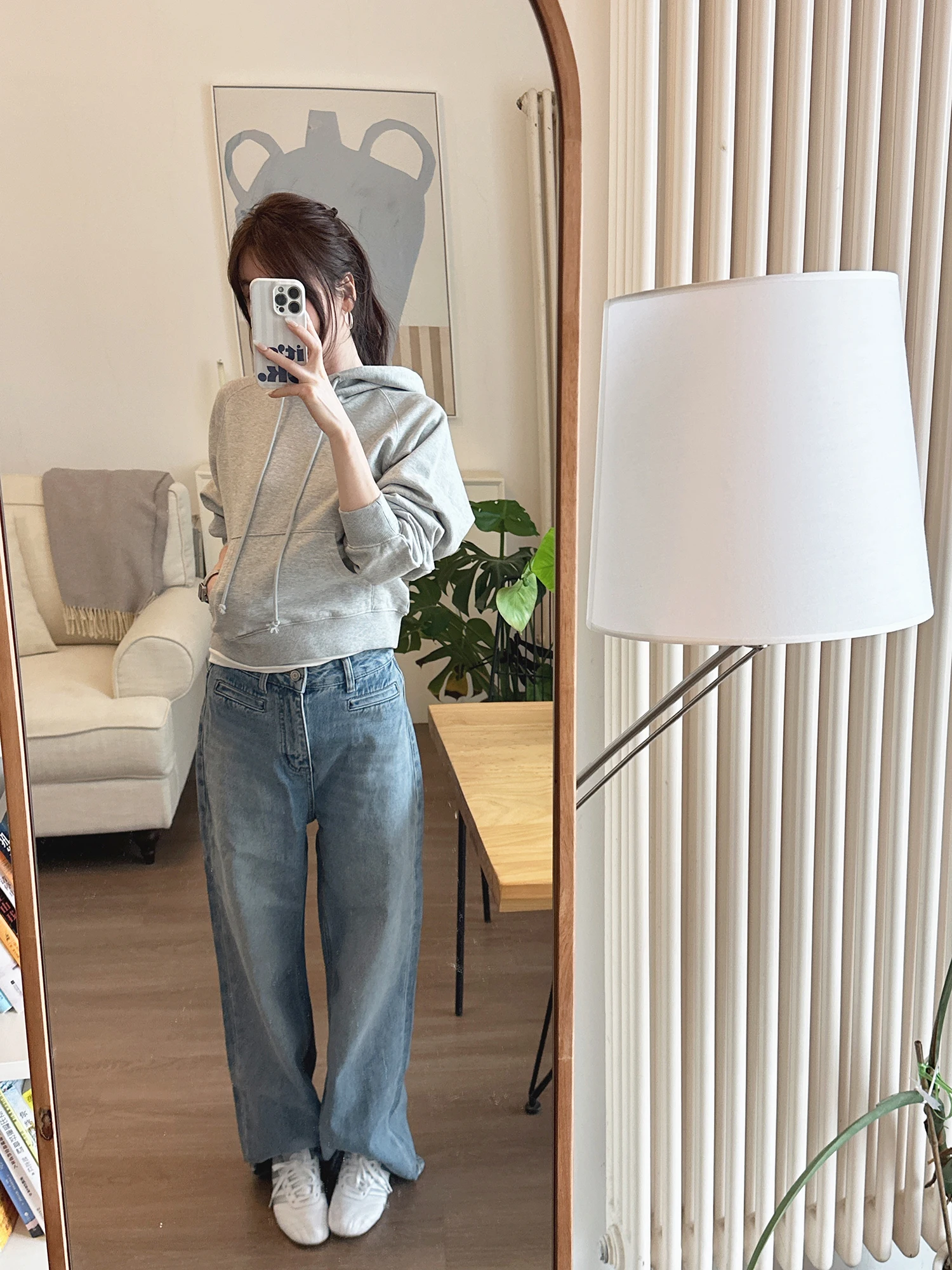 

Весенние джинсы из денима с прямым кроем, женские, облегающие, с застежкой на пуговицах, синие, с эффектом удлинения ног