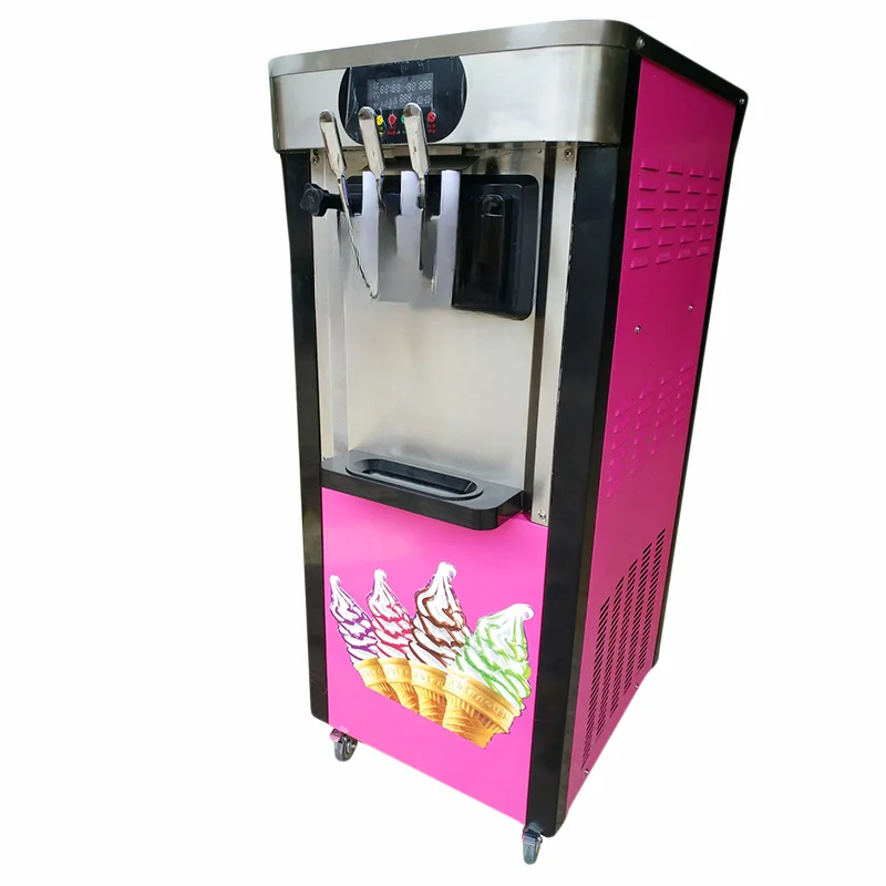 

Lowest price 20L commercial ice cream sundae machine soft serve automatic ice cream cone making equipment