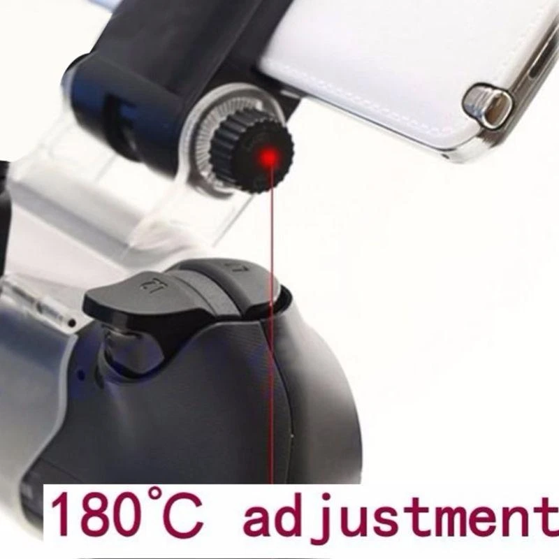 JU64 Universal Mount Brackets Gamepad Mount Stand Adjustable Controller Smartphone Clip Stand Holder for