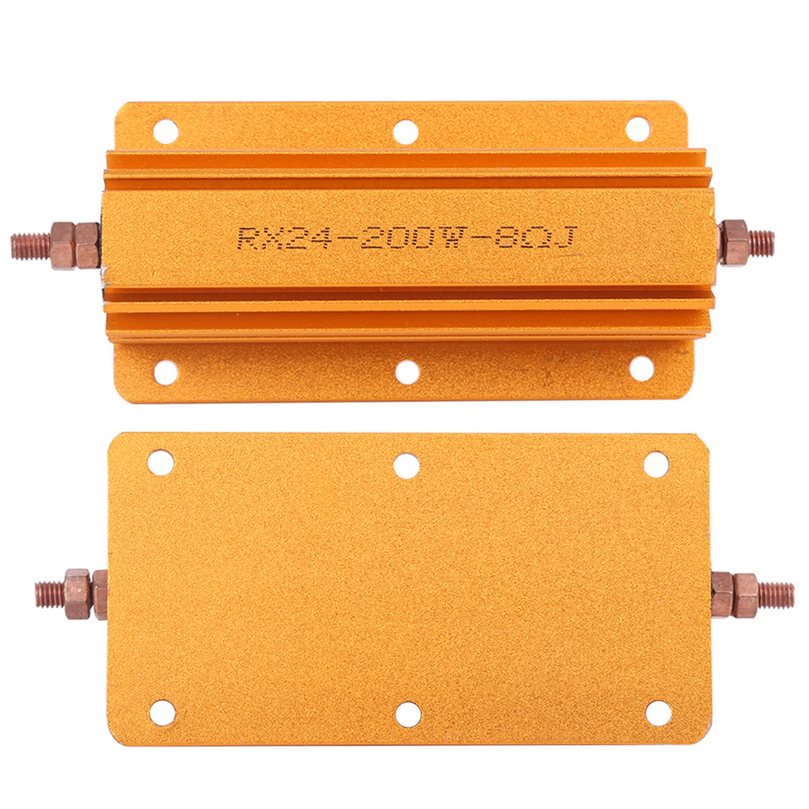 Electronic Component RX24 200W 8R High Power Resistor Aluminium Housing Professional Industrial Eletrical Supplies
