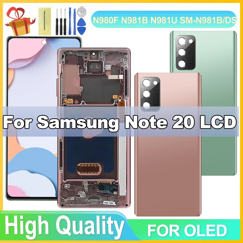 

AAA++ OLED 6.78'' For Samsung Galaxy Note 20 N980 N980F N980F/DS LCD Display Touch Screen Digitizer Assembly Replacement