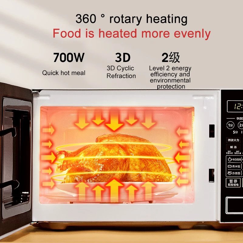 20L Microwave Oven M1-L213C  Household Intelligent Multi Functional Home Use Mini Falt-Plate 220v 700w