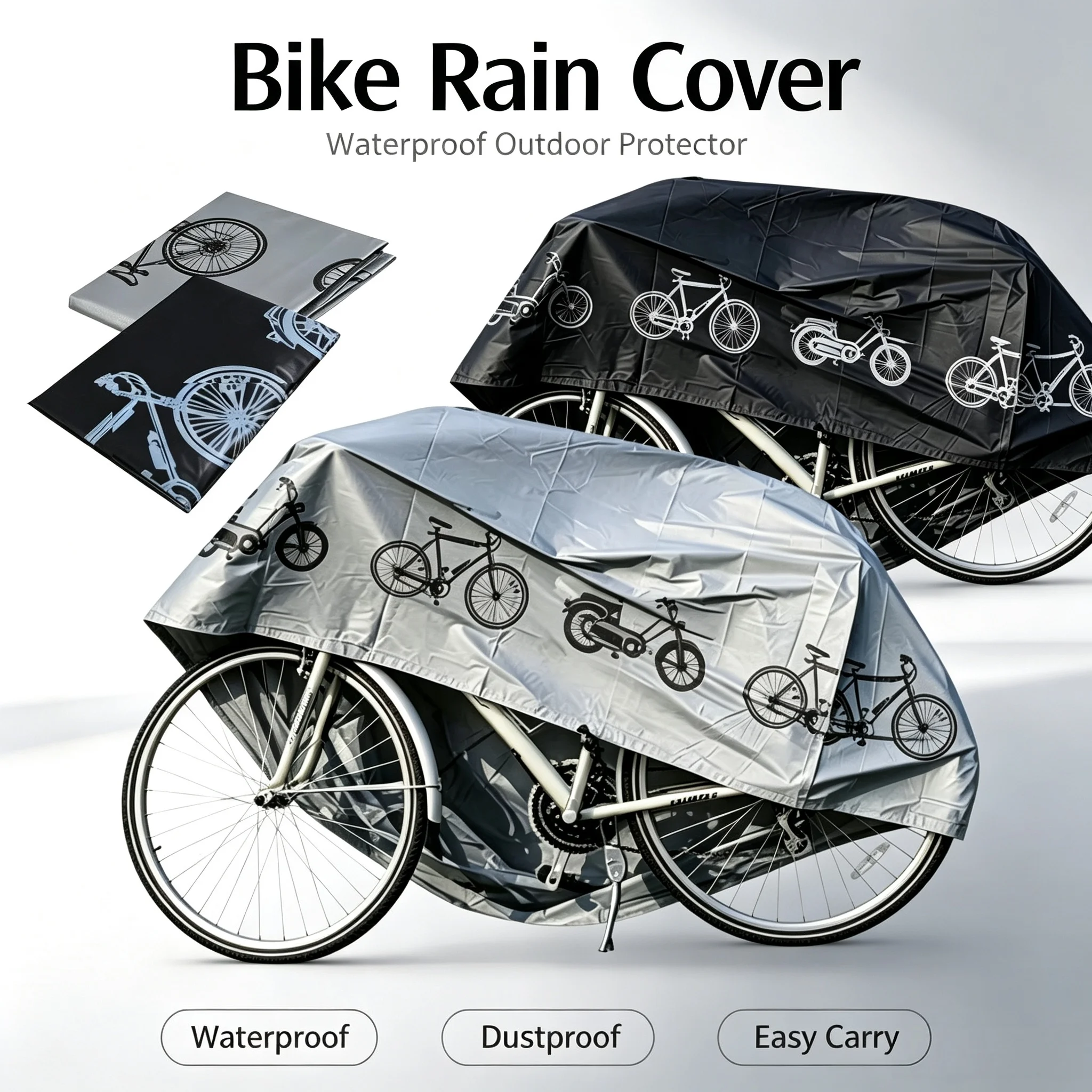 Mountain Biking In The Rain - Waterproof UV Protection Bicycle Cover Outdoor