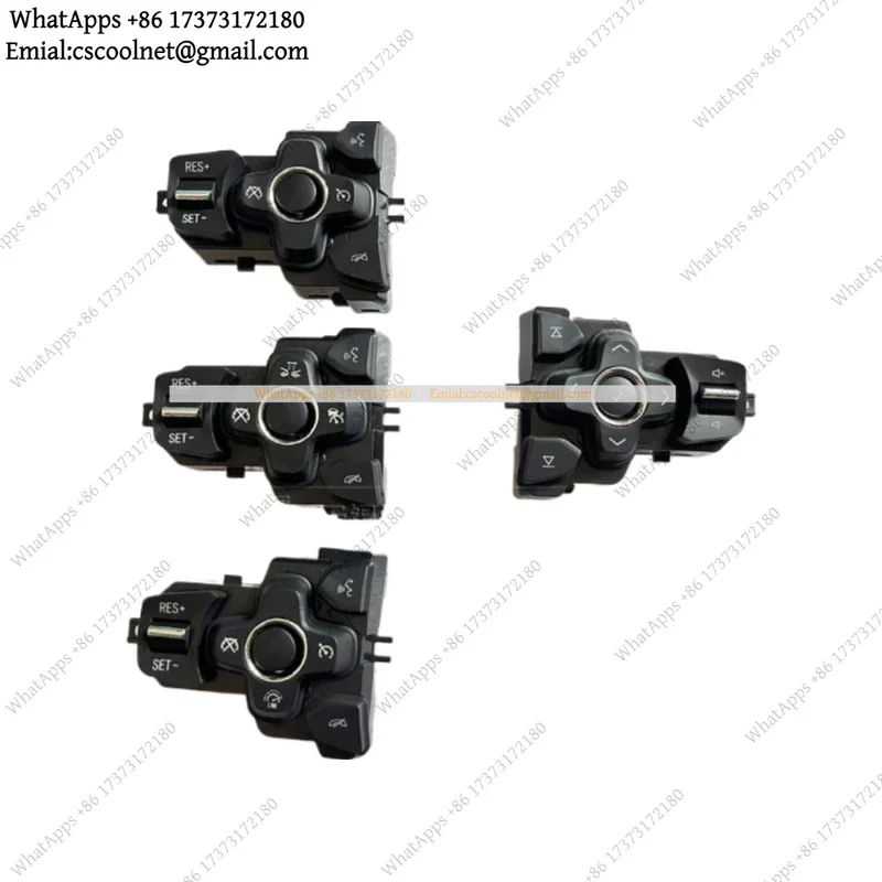 YX2 for Regal LaCrosse 13-15 Steering Wheel Button Switch — Cruise Control Voice Command Black