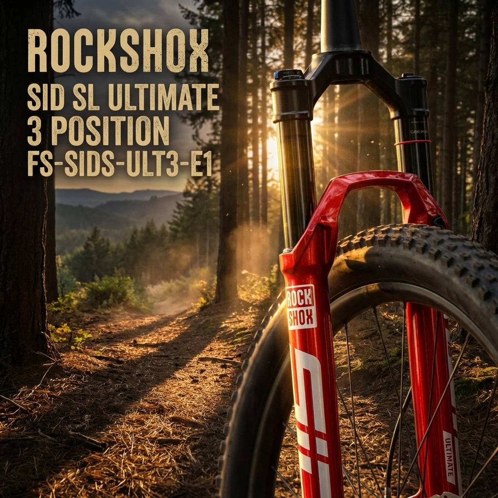 Вилка RockShox Sid SL Ultimate 2026 года |   Трехпозиционная подвеска |   Пневматическая подвеска DebonAir+ |   29 дюймов, ход 100-110 мм |   Легкий корпус 32 мм