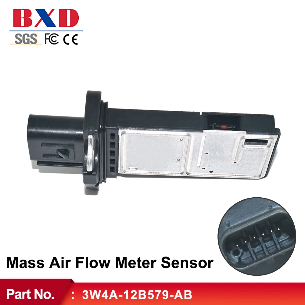 

MAF Mass Air Flow Meter Sensor 3W4A-12B579-AB For FORD FOCUS C-MAX MONDEO FIESTA B-MAX MAVERICK ECOSPORT