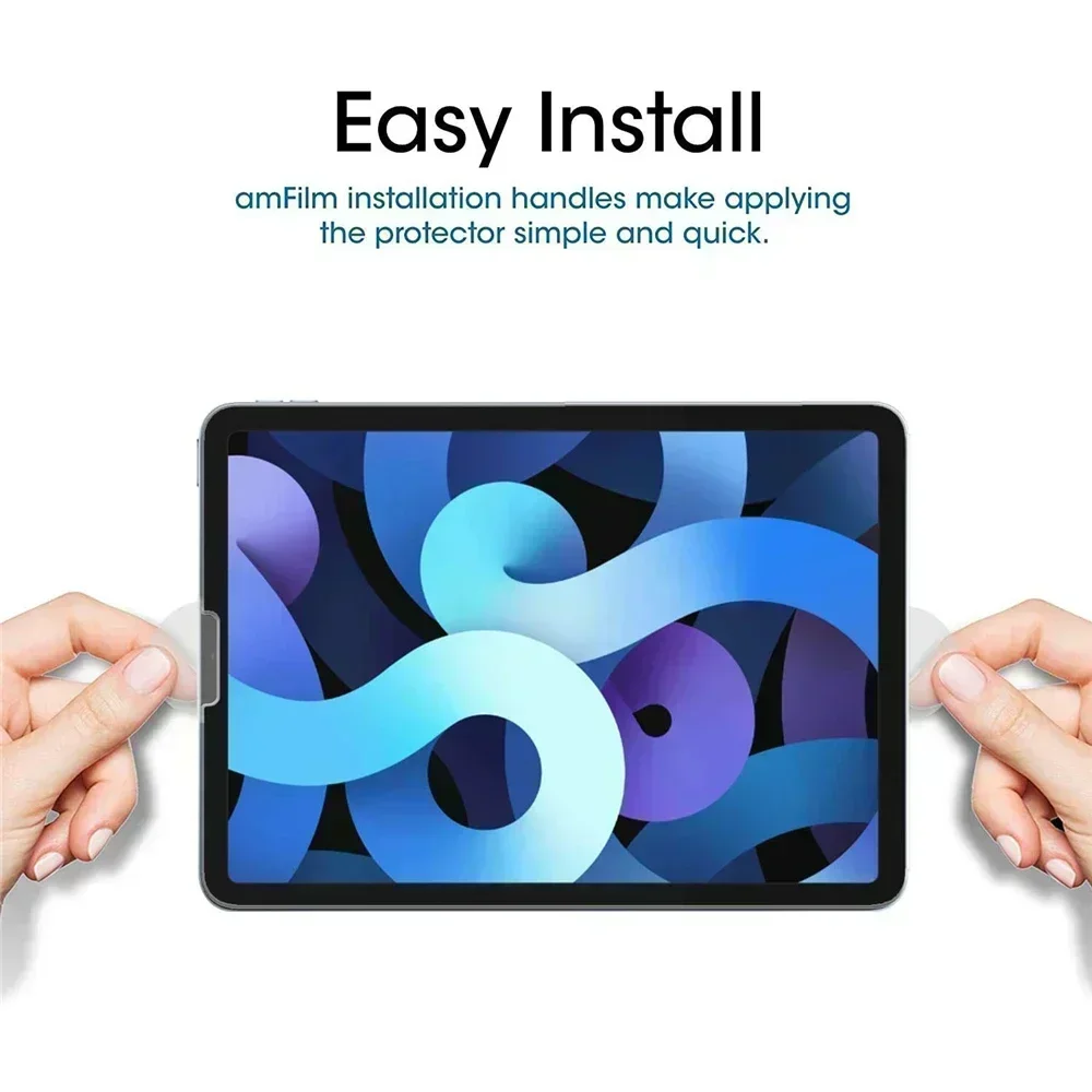 (3 Pak) kaca Tempered untuk Apple iPad Air 4 5 10.9 2020 2022 generasi ke-5 cakupan penuh Film pelindung layar