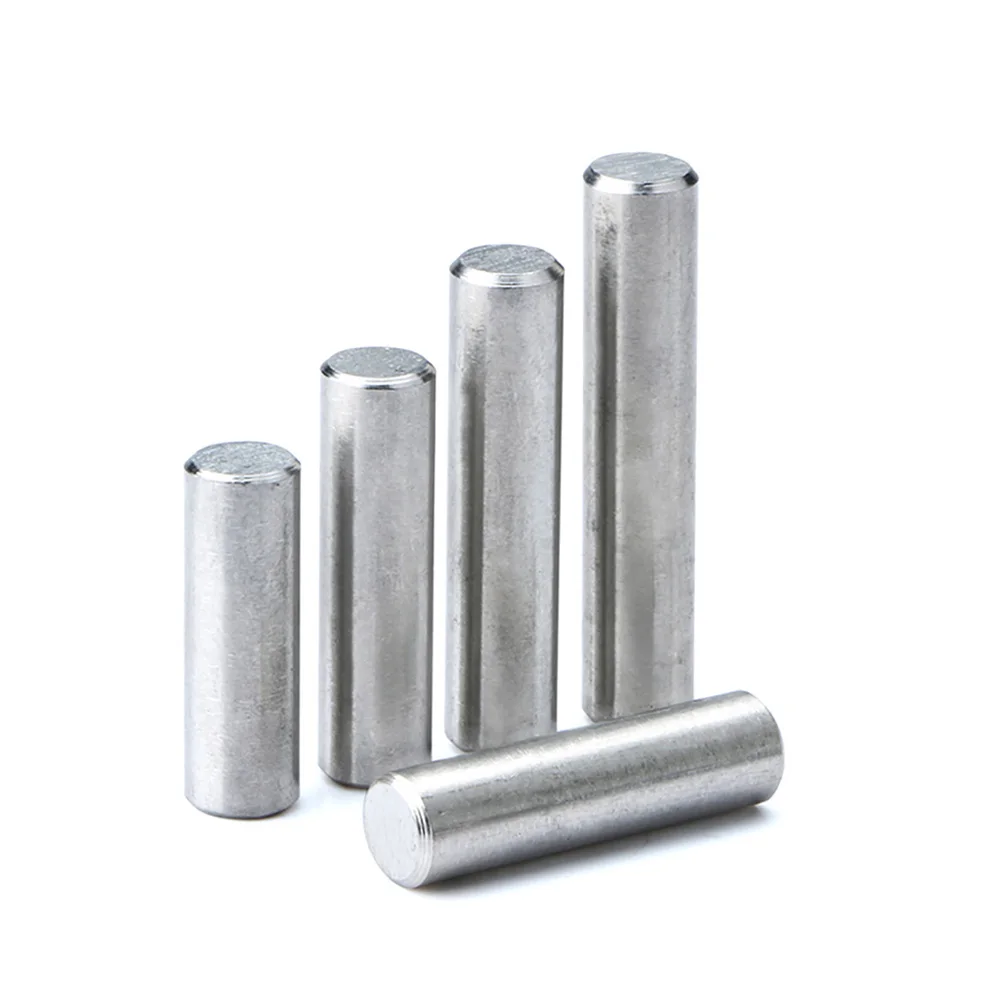 50-150Pcs 304 Stainless Steel Cylindrical Pin Locating Dowel M1 M1.5 M2 Fixed Shaft Solid Rod Metal Dowel Pins 4-40mm Dowel Pins