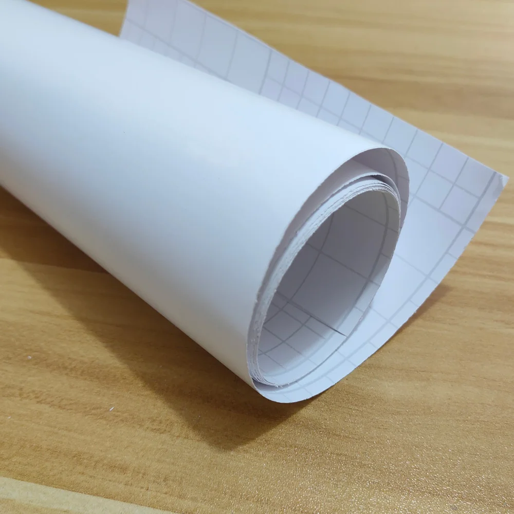 Premium White Matte Vinyl Auto Self Adhesive Film Car Body Wrap Vehicle Foil Sticker Computer Decal Laptop Skin Air Bubble Free