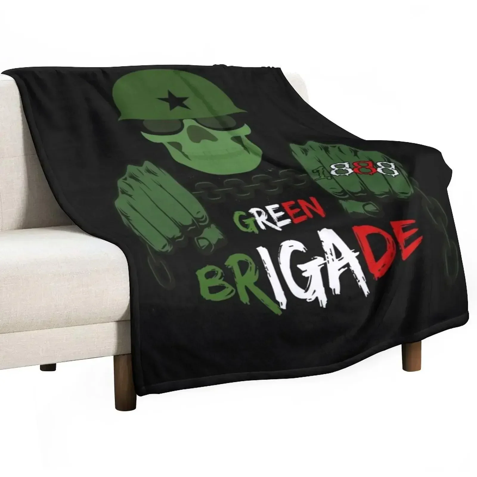 Green Brigade Throw Blanket Baby Bed Fashionable Blankets