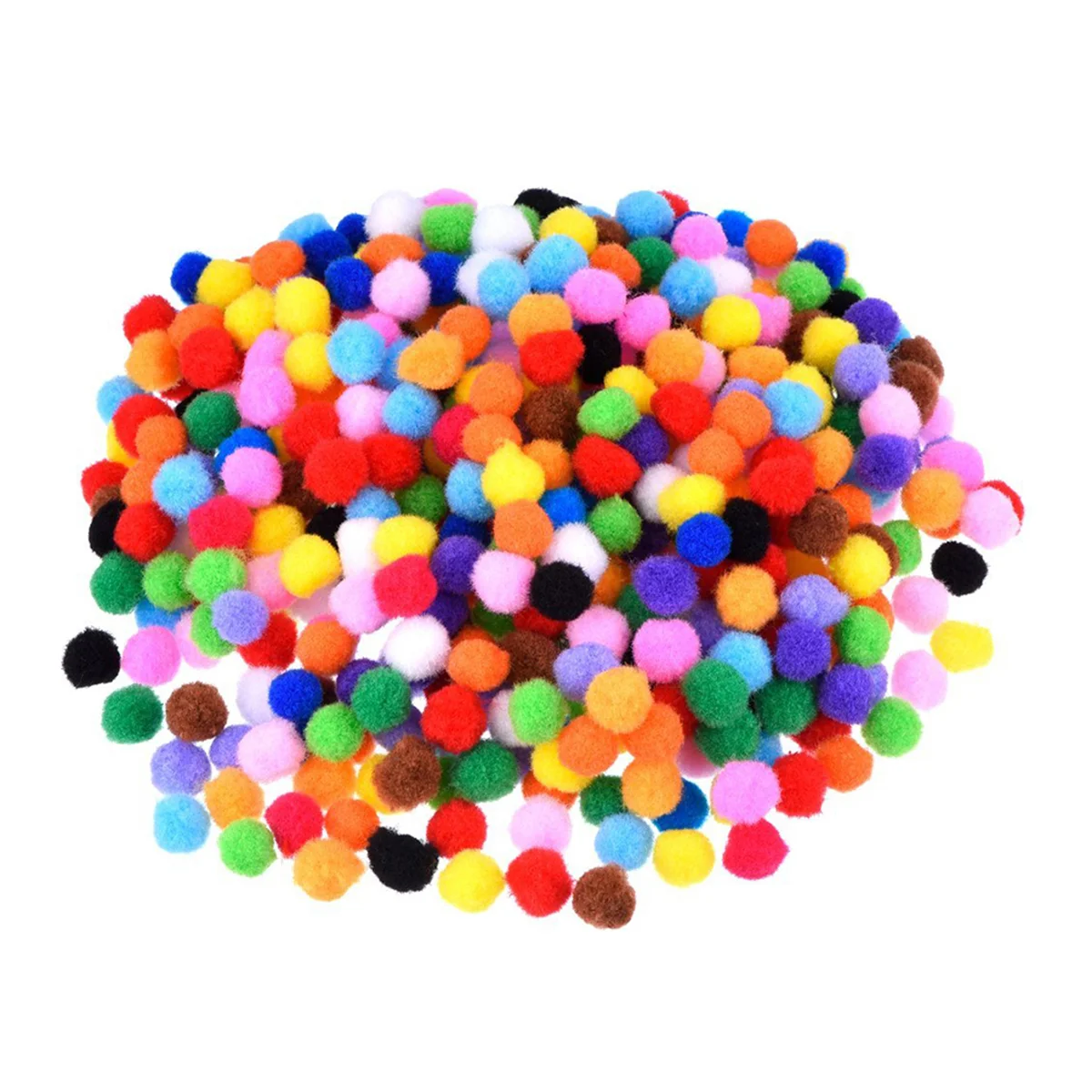 1200 Pcs Nail Garland Decorations Cat Pom Poms Balls Pompoms for Bulk