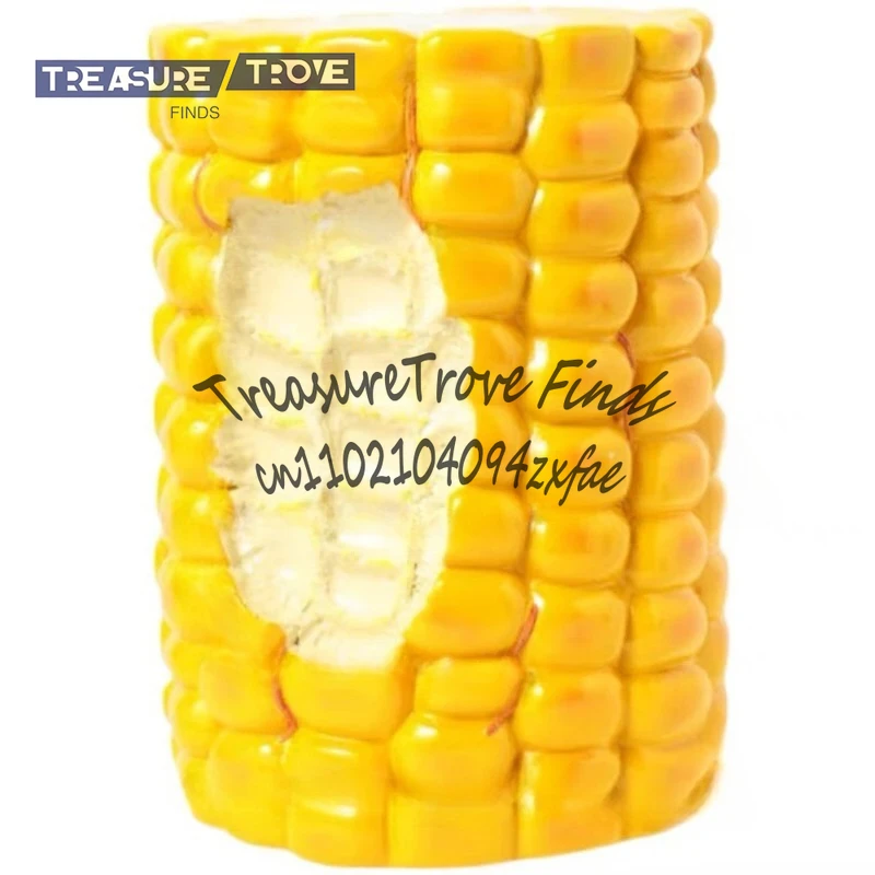 

Corn Stool Trendy Home Burger Stool Chair Corn Cob Ornament Resin Low Stool Decoration