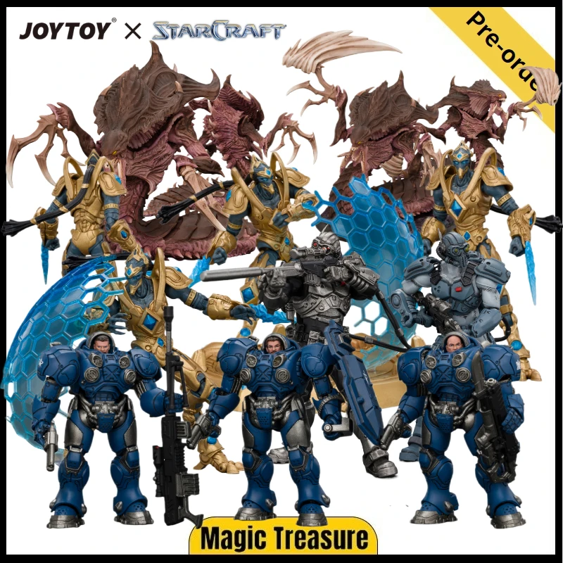 【Vorverkauf】JOYTOY STARCRAFT Terran Marine Ghost Set Protoss Zealot Zerg Hydralisk Hydralisk Set 1/25 Actionfigur