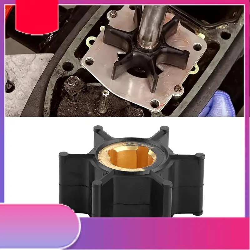 

389576 Крыльчатка подвесного водяного насоса для подвесного двигателя Johnson Evinrude OMC BRP, 4 л.с., 4,5 л.с., 8 л.с., 2-тактный, 1980-1997-Y79A