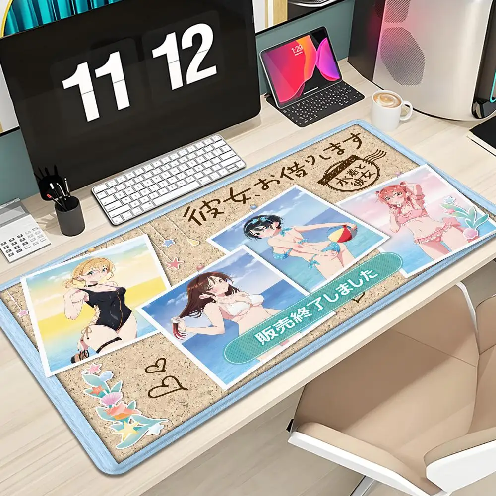 Rent A girl friend Kanojo Okarishimasu Mizuhara Chizuru Mouse Pad Keyboard Mousepad large 600X300 mm Desk Mat PC Game Table pad