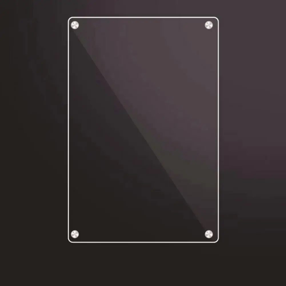 Magnetic Grocery List Board Reusable Acrylic Magnetic Whiteboard Set for Fridge Organizer Calendar Multi-function Board for Home