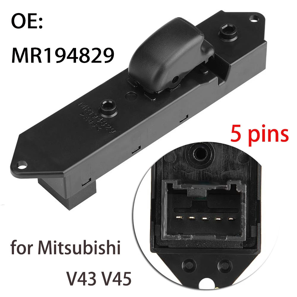 MR194829 passenger side Power window switch Button For V43 V45 Mitsubishi Mirage Lancer Montero Sport 2002-2013 Car accessories