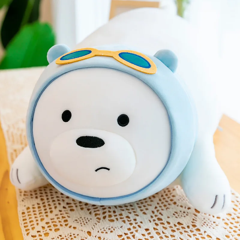 New Plush Doll Cute Naked Bear Plush Stuffed Pillow Children\'s Sleeping Doll Cloth Doll Birthday Gift Kawaii Room Decoration