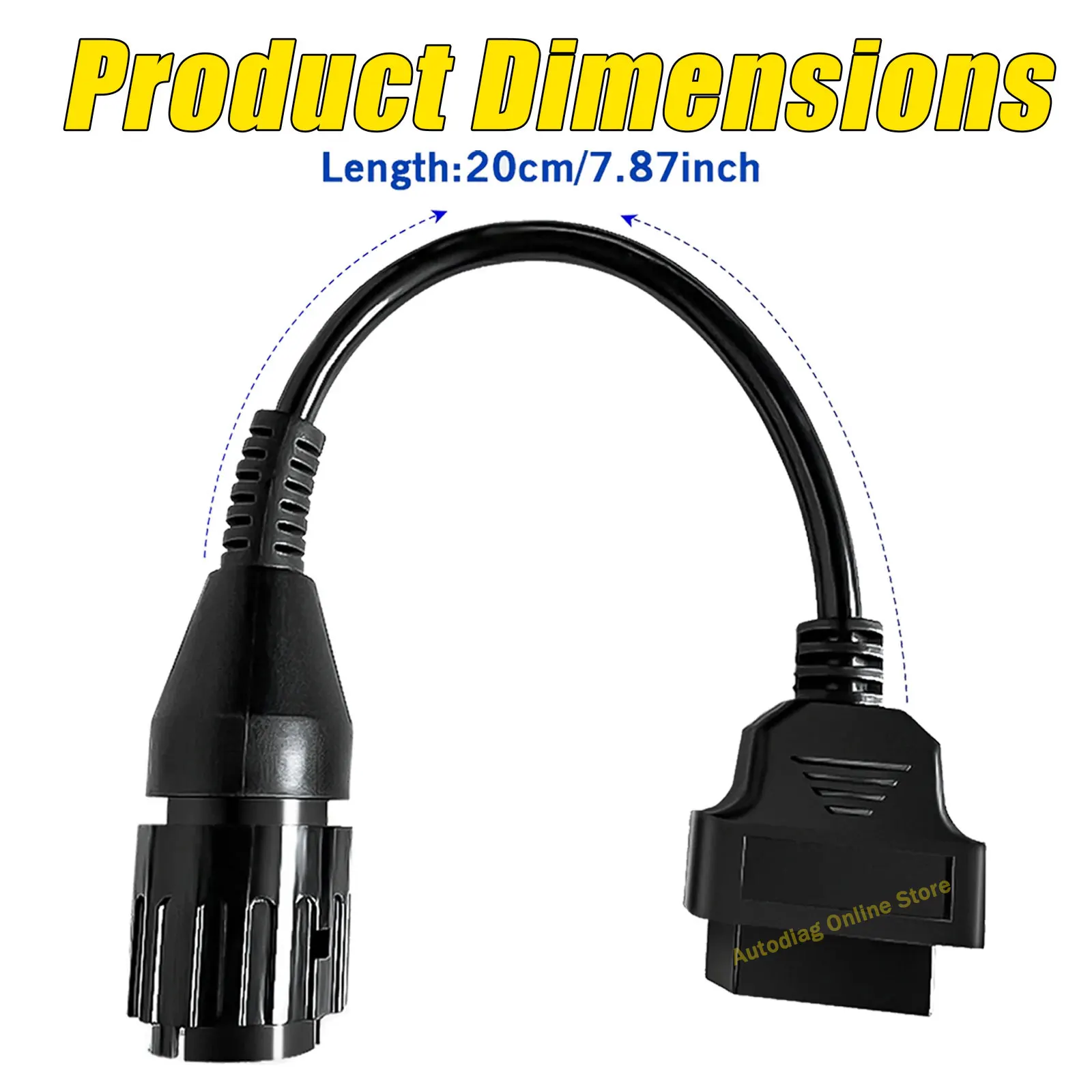 محول obd2 للدراجات النارية BMW لـ F800GS S1000 R1200GS لـ ISTA INPA EYES MotoScan obdii أداة تشخيصية موصل الدراجة النارية