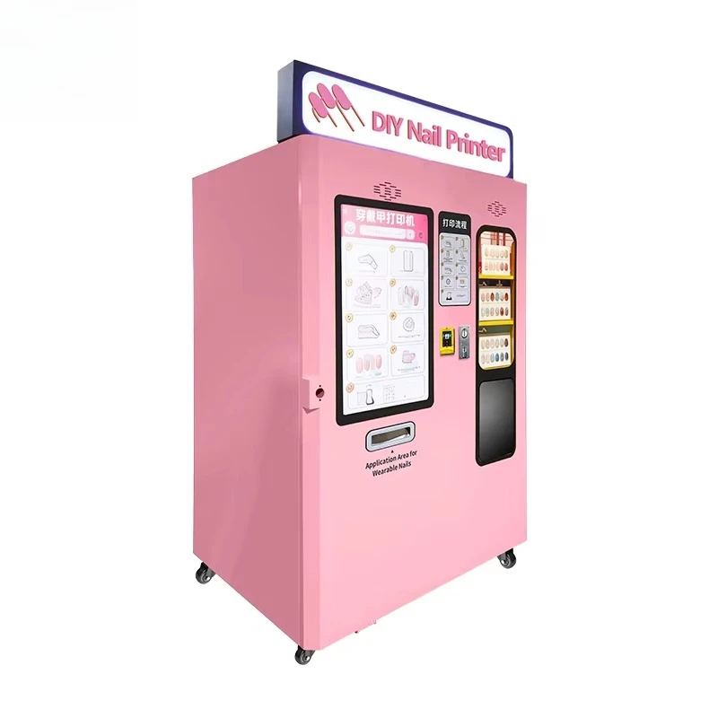 Customized Professional Nail Art Printer Vending Machine CE Certified for Salon and Shopping Mall 2026 New Model